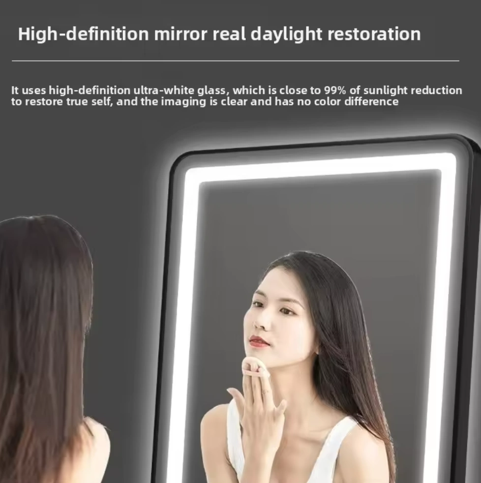 Full-Body LED Smart Makeup Mirror Floor-to-Ceiling - Image 4