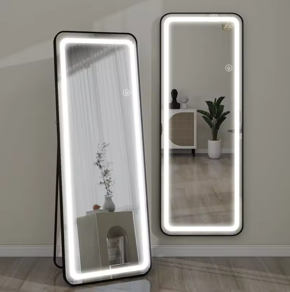 Full-Body LED Smart Makeup Mirror Floor-to-Ceiling