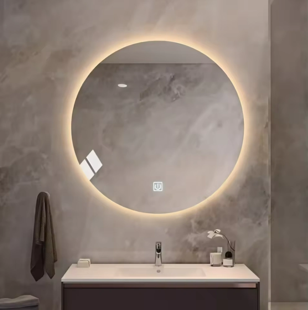 Circular LED Bathroom Mirror Popular Minimalist - Image 3