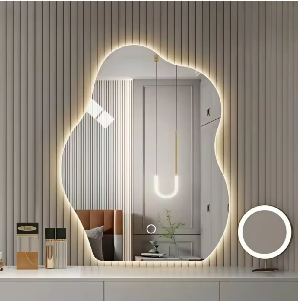 Bath LED Mirrors Irregular Outline Frameless
