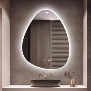 Anti-Fog Bathroom LED Mirror Water-Drop Shaped