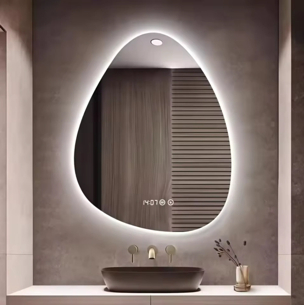 Anti-Fog Bathroom LED Mirror Water-Drop Shaped